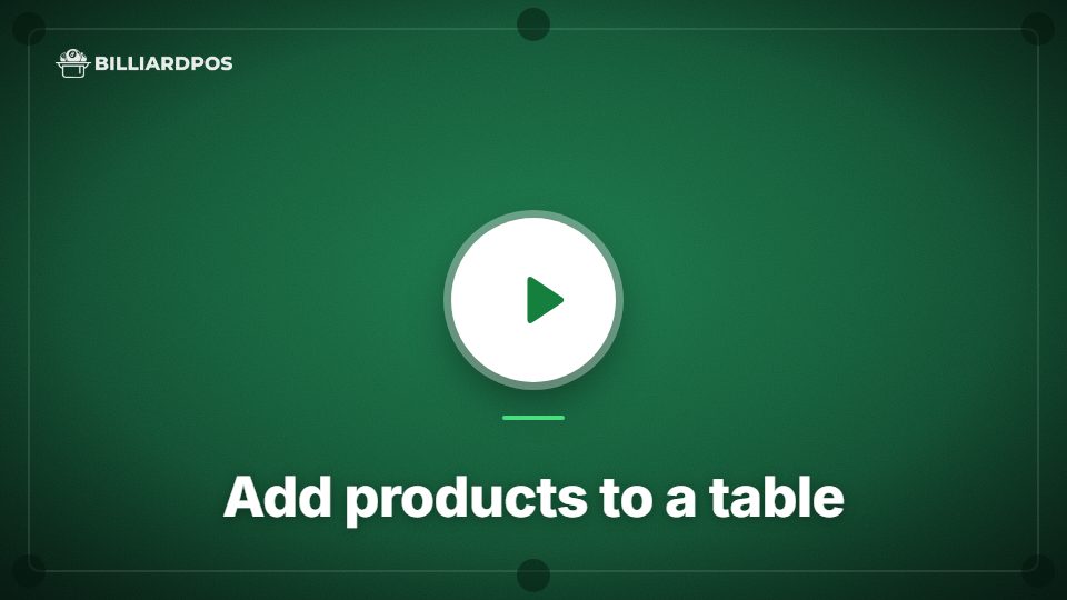 Add products to a table video thumbnail