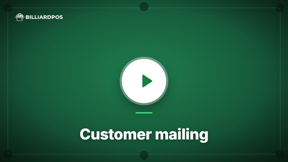 Customer mailing video thumbnail