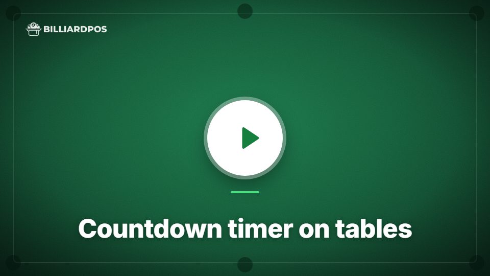 Countdown timer on tables video thumbnail