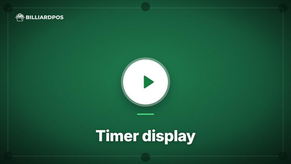 Timer display video thumbnail