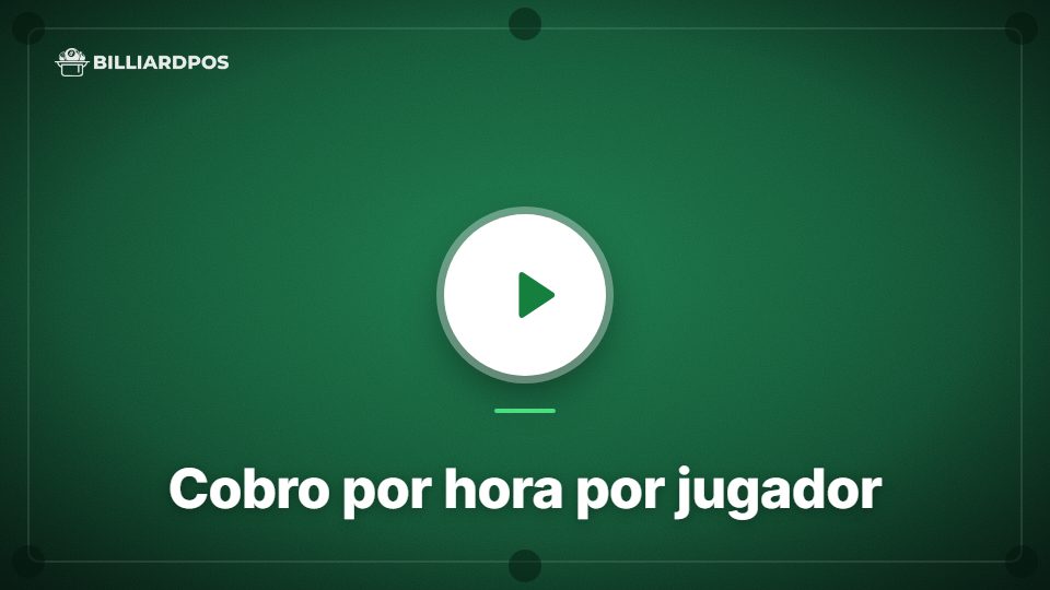 Miniatura del video de Cobro por hora por jugador
