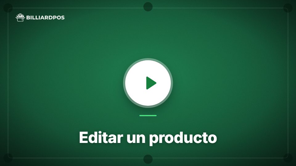 Miniatura del video de Editar un producto