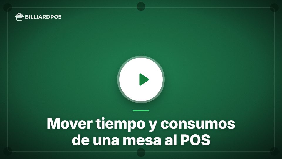 Miniatura del video de Mover tiempo y consumos de una mesa al POS